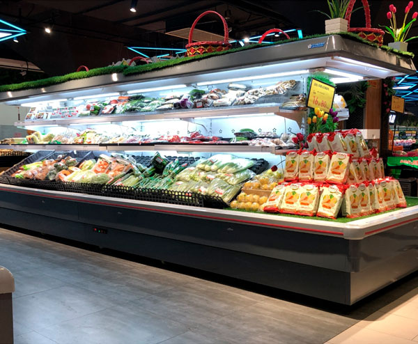 方形環(huán)島風幕柜