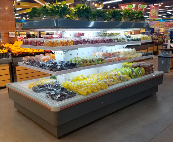 方形環(huán)島風(fēng)幕柜